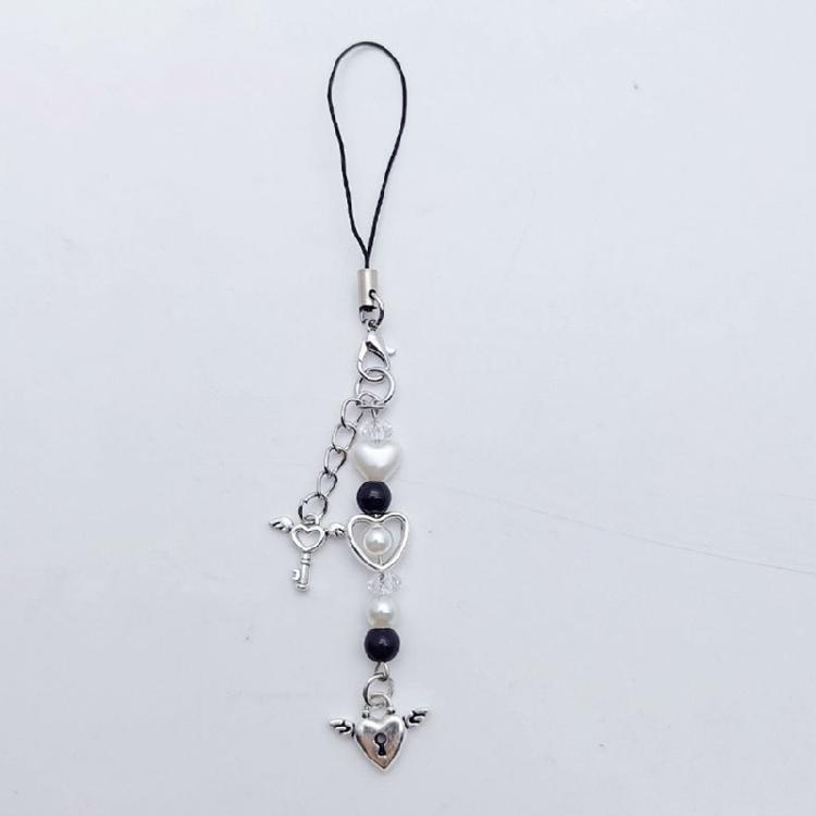 Sweet Cool Bowknot Heart Cross Hanging Pendant Phone Strap Cute Bag Decoration