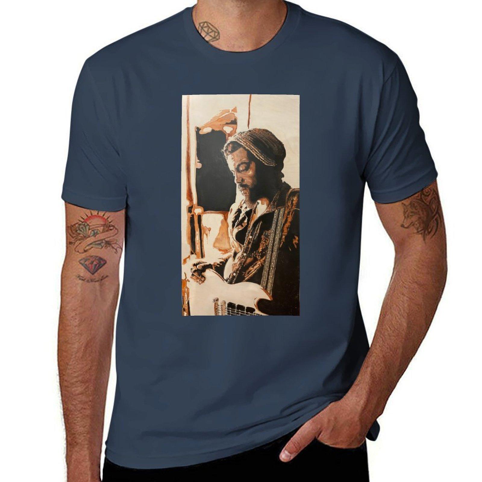Gary Clark Jr Tshirt Large Size Casual Tee Shirt S