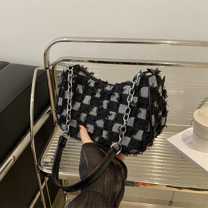 Dames Tote Bag met Sterrenpatroon Stijlvolle Schoudertas met Goudkleurige Hardware voor Dagelijks Gebruik