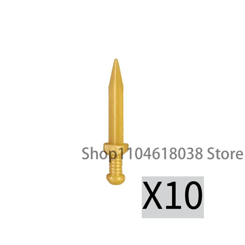 Mittelalterliche Soldaten Figur Bausteine Waffen Zubehör Bogen Speer Armbrust Axt Helm Schulterpanzer Stein Geschenk Spielzeug DIY A32