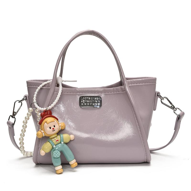 

Модная портативная сумка-ведро Женская новая модная универсальная на плечо, сумка-мессенджер no pendant фиолетовый