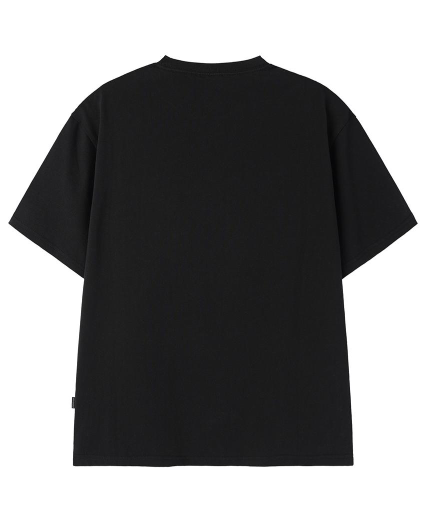 Opeunyadeu(Owai) Cross Notifications Tee - Black