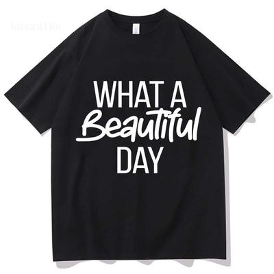 What A Beautiful Day T-shirt Lauren Spencer Smith Fashion Graphic TShirt Unisex High Quality Aesthetic Vintage 100_ Cotton Tees