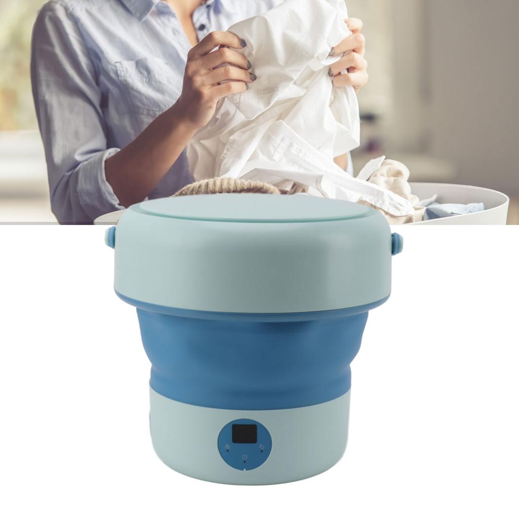 Portable Washing Machine 4.8L High Capacity Foldable Cleaning for Underwear Baby Clothes