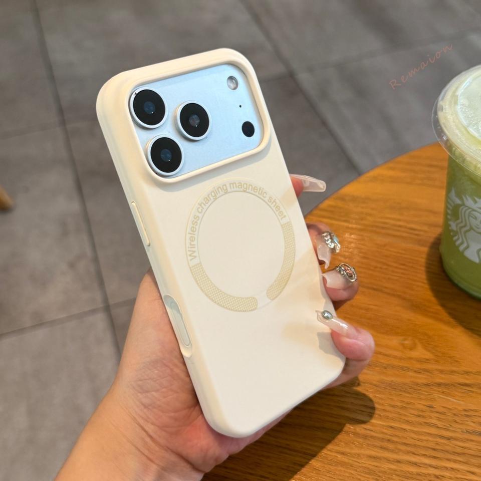 Offizielle magnetische Handyhülle für iPhone 11 12 13 16 17 Pro Max Air 1 14 16 Plus Flüssigsilikon Ladeanschutz Abdeckung