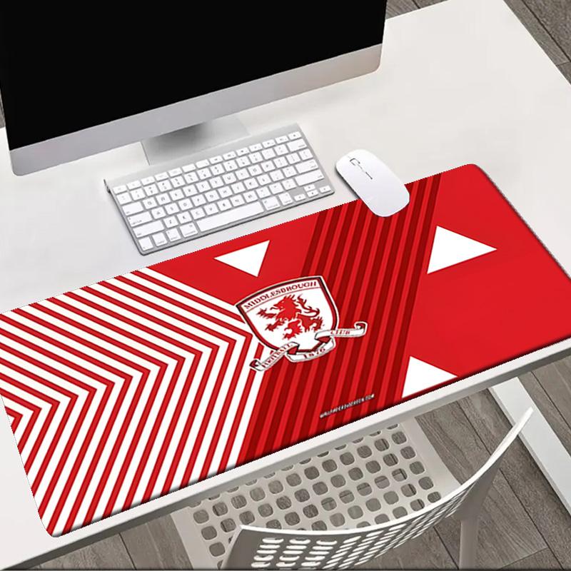 Middlesbrough Football Club Crest Mouse pad Office Desk Mat, Gaming Mouse Pad Mousepad, keyboard pad,Heavy-Duty Non-Slip Rubber Backing, Gift