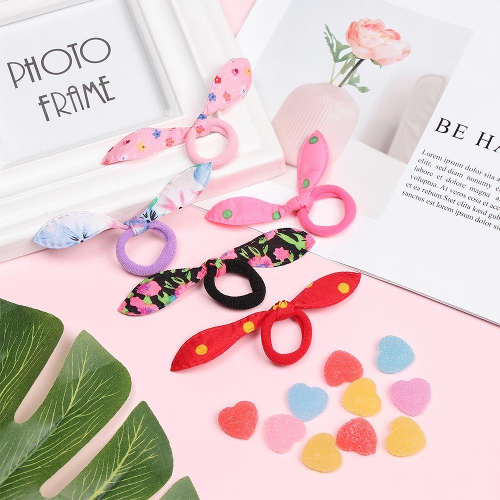Holder Hair Accessories Rabbit Ears Women Hairband Hair Ropes Elastic Hair Bands Rubber Band