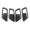 Fit Toyota CHR C-HR 2016- 4PC Carbon Fiber Inner Door Handle Bowl Cover Trim