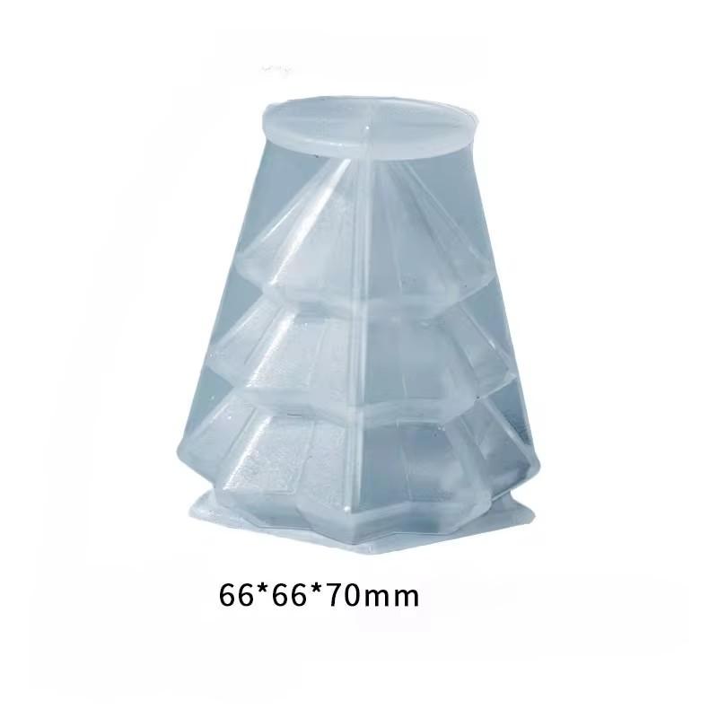 Christmas Tree Silicone Candle Mold Xmas Ornament Snowman Craft Molds DIY Soap Resin Plaster Making Home Holiday Decor Art Gifts