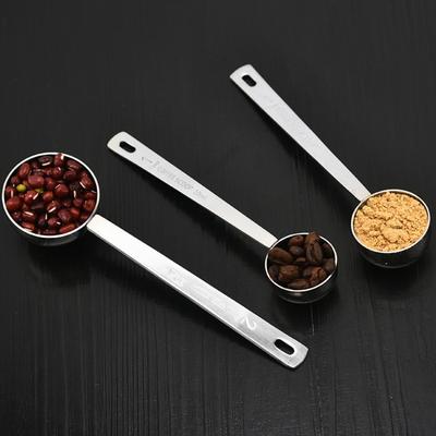 Coffee Scoop Stainless Steel Measuring Spoon Tablespoon Coffee Spoons for Coffee Milk Fruit Powder Kitchen Utensils