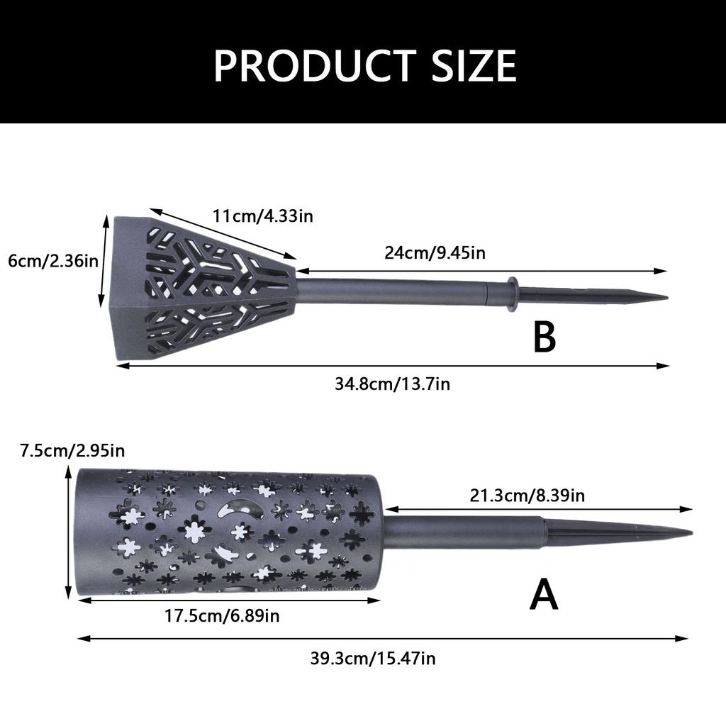 Vază Decorativă din Plastic în Formă de Con Pentru Cimitir și Grădină Marker pentru Piatră Funerară Vază de Cimitir Suport pentru Flori