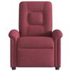VidaXL Fauteuil inclinable Rouge bordeaux Tissu, fauteuil, fauteuil inclinable TV, poussette, fauteuil inclinable pour 4015619