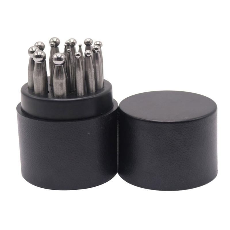 Portable Steel Punch Tool Set 15/17Pcs Jewelry Making Accessories With Storage Box
