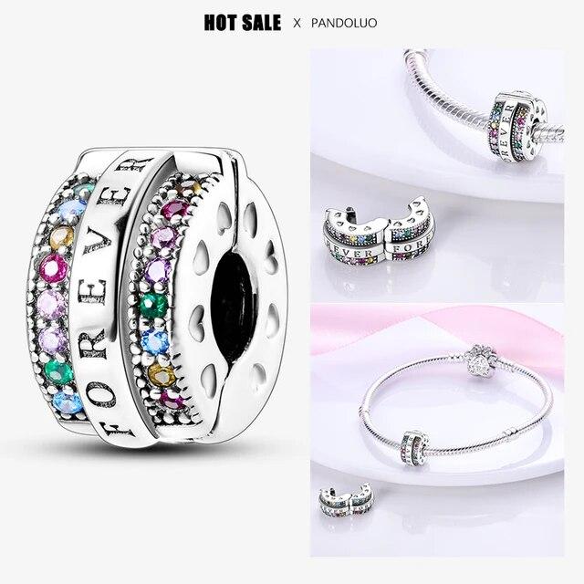 Charms 925 Original FitNew 925 Original Charm Bracelet Women 925 Silver Pendant Beads DIY Jewelry Gift