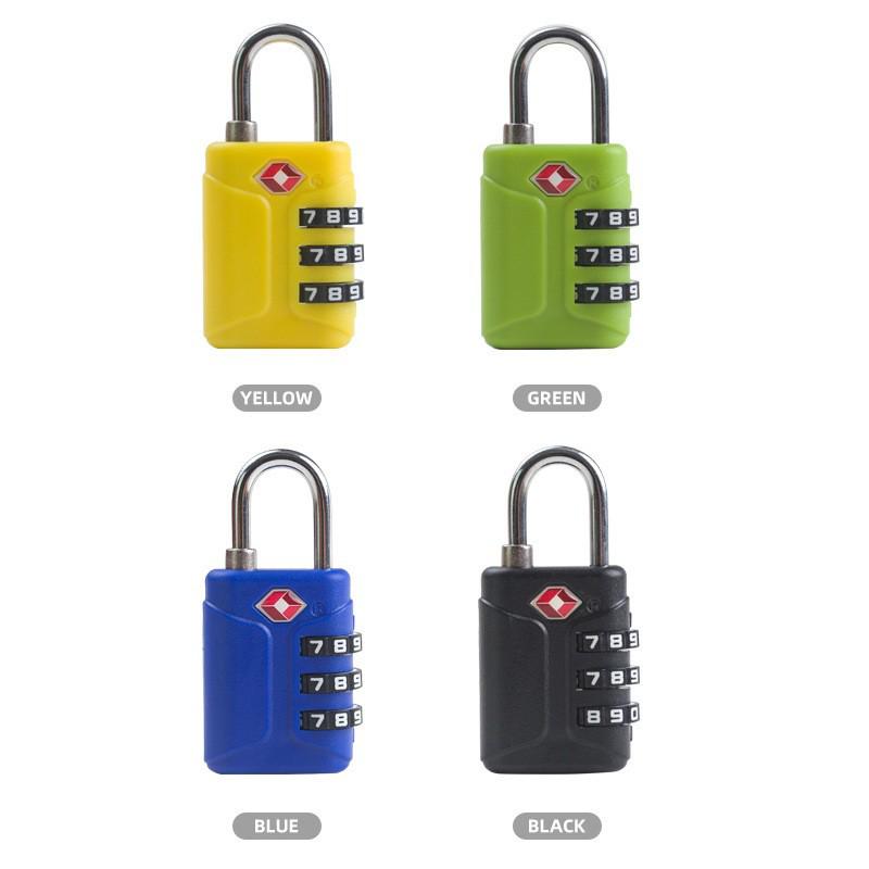 TSA Approved Zipper Password Padlock for Suitcases, Gym Cabinets, and Bags