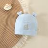 Pure Cotton Double Layer Newborn Hat for 0-3 Months, Suitable for Autumn/Winter