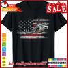 Uh 1 Huey Helicopter T Shirt American Flag Veteran