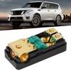 1 In 2 Out 0 4 AWG to 4 8 AWG Audio Power Fuse Holder Box with Transparent Cover for Car Truck Boat RV