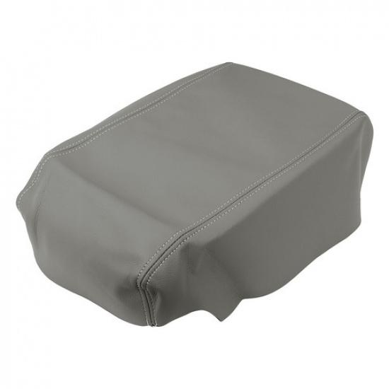 Console Lid Center Armrest Cover Microfiber Grey Leather For TOYOTA AVALON 05-12