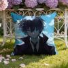 B-Bungo Stray AnimeCani Copricuscino Casa e Auto Copricuscino a Doppia Scena: Reversibile per un Comfort Premium