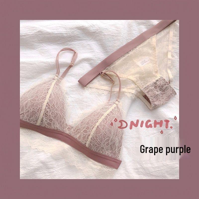 

Женский комплект бюстгальтера без косточек с чашками-треугольниками французского кроя: Тонкий лифтинг и формирование, красивый дизайн спины. 34/75AB