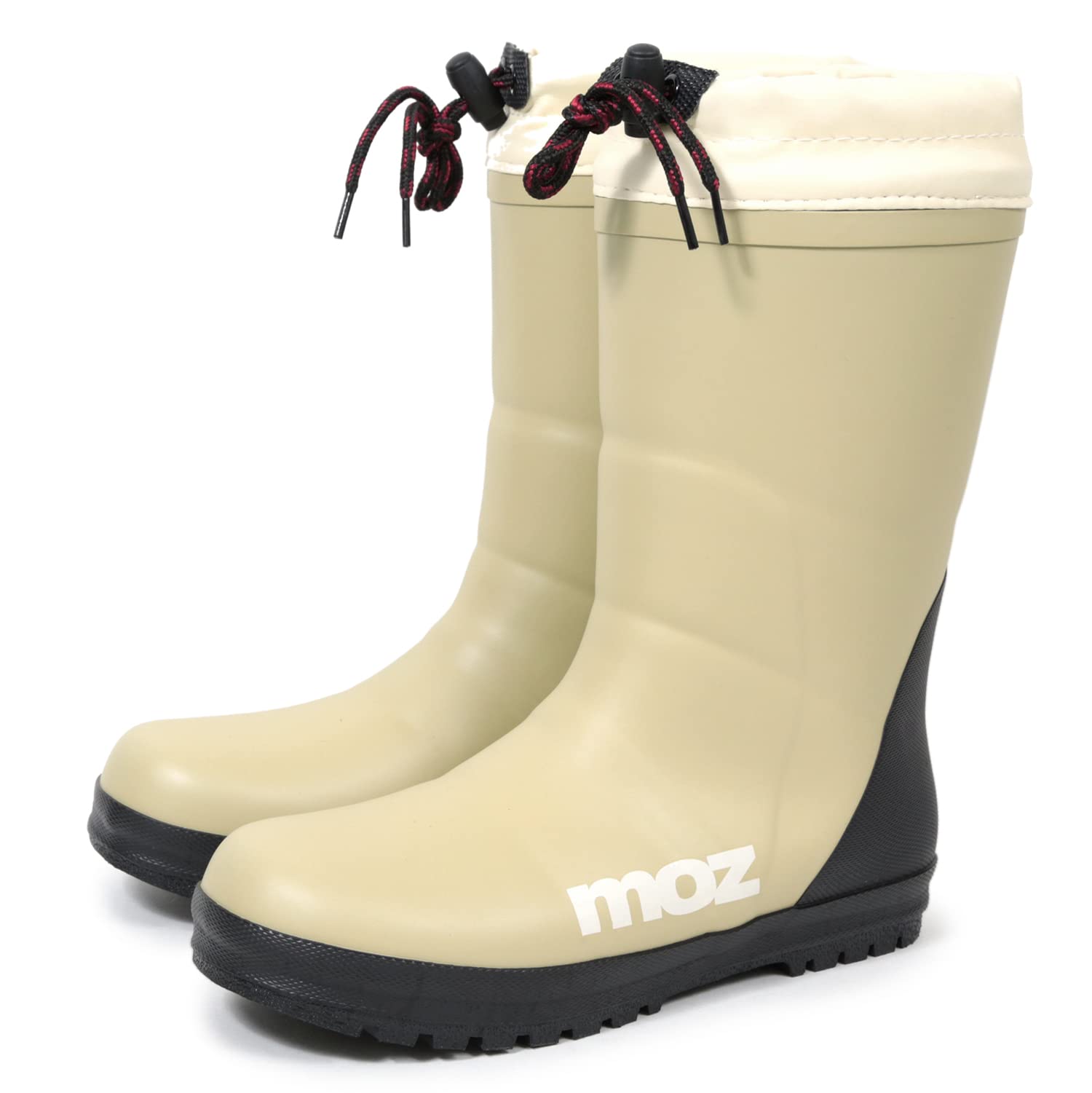 

Mozu Rain Tight Литой полиуретан Холод и Размер 25см Сапоги, Средней длины, Манжеты, С капюшоном, Кулиска, Цельная подкладка, Погода, Детские Женские, Слоновая кость, слоновая кость