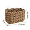 Sustainable Cotton Cord Storage Container Simple Braided Basket For Desk Organization Or Home Decoration