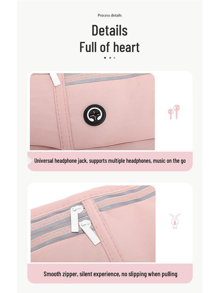 Unisex Waterproof Lightweight Running Waist Bag - Fashionable Outdoor Fitness Gear