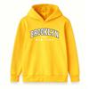 Kids Boys Girls Hoodie Sweatshirt, Retro BROOKLYN New York 1998 Letter Print Pullover Top, Casual Long Sleeve Lightweight Hooded Sweatshirts for