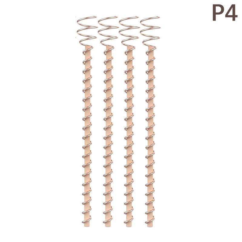 

Набор из 4 медных электрокультурных садовых антенн - Проволока из чистой меди, Медные садовые колышки для выращивания растений (12 дюймов) 4PCS