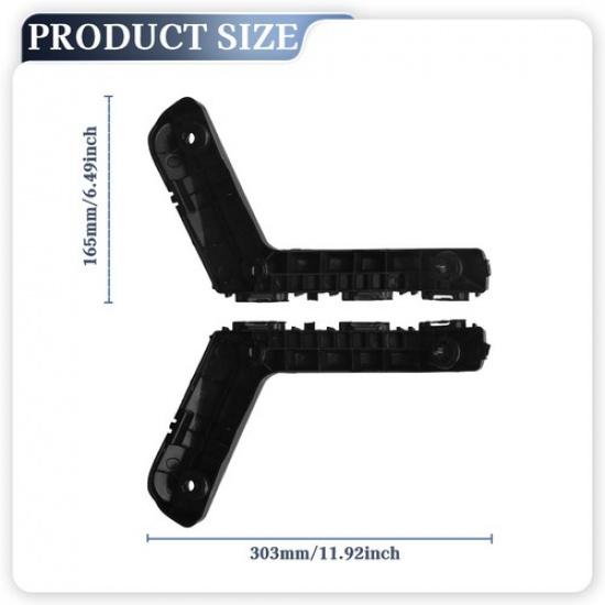 Front Bumper Brackets Retainer Side Support For Toyota Corolla 2014-2016 2Pcs