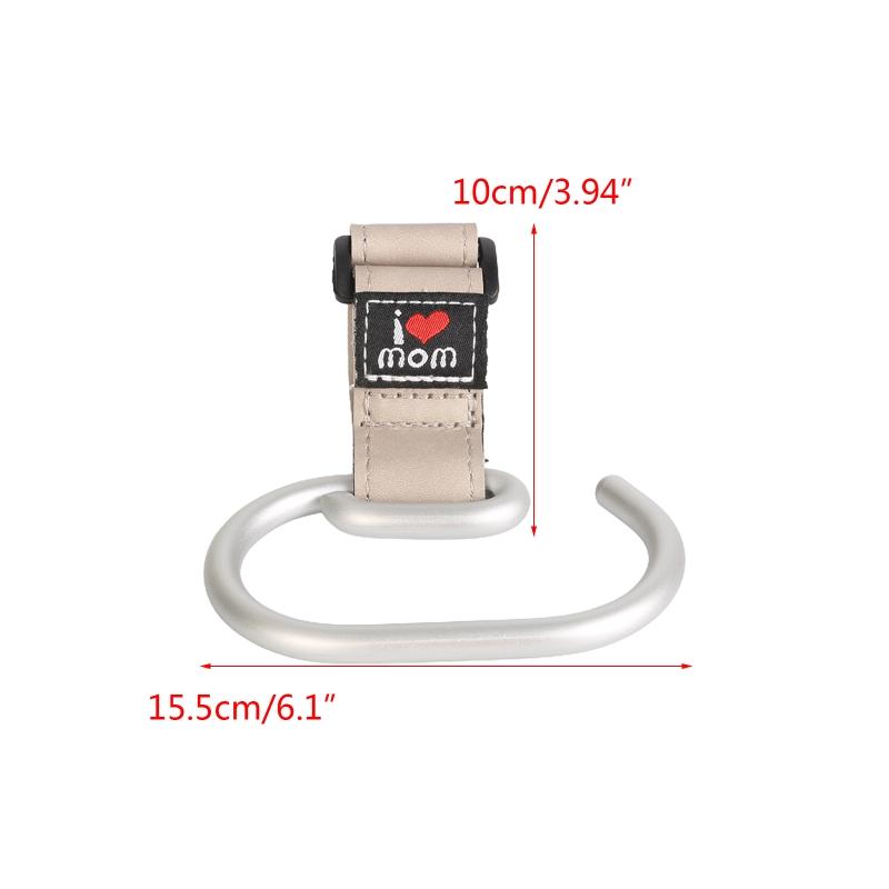 Creative Baby Stroller Hook Heavy Duty Aluminum Multifunction Hook for Pouch Handbag Pram Hook Anti Deformed Rustproof