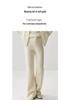 Women's High-Waist Cashmere Knitted Wide-Leg Pants for Autumn and Winter