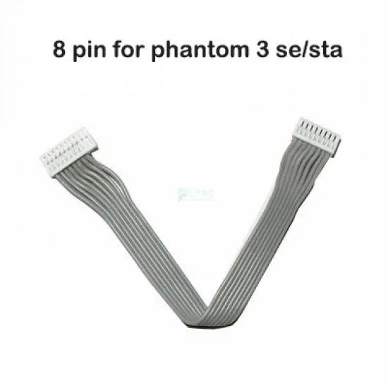 6 Pin/8 Pin Gimbal Camera/Wifi Drone Connector Cable for DJI Phantom 3 Pro/ADV/SE/Sta