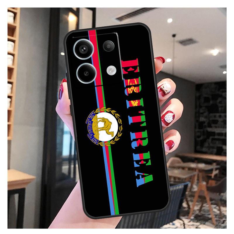 Eritrea Flag Case For Xiaomi Redmi Note 13 12 10 9 8 11 Pro 12S 11S 10S 9S Remdi 13C 9C 10C 12C Cover