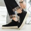 Neue koreanische Retro-Freizeit-Sneaker für Herren Modische einfarbige vielseitige und bequeme Laufschuhe für Herren Plateauschuhe