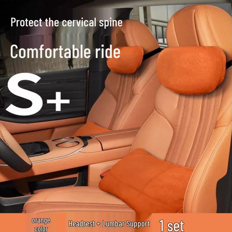 AITO M7 Car Seat Headrest & Lumbar Support Cushion Set