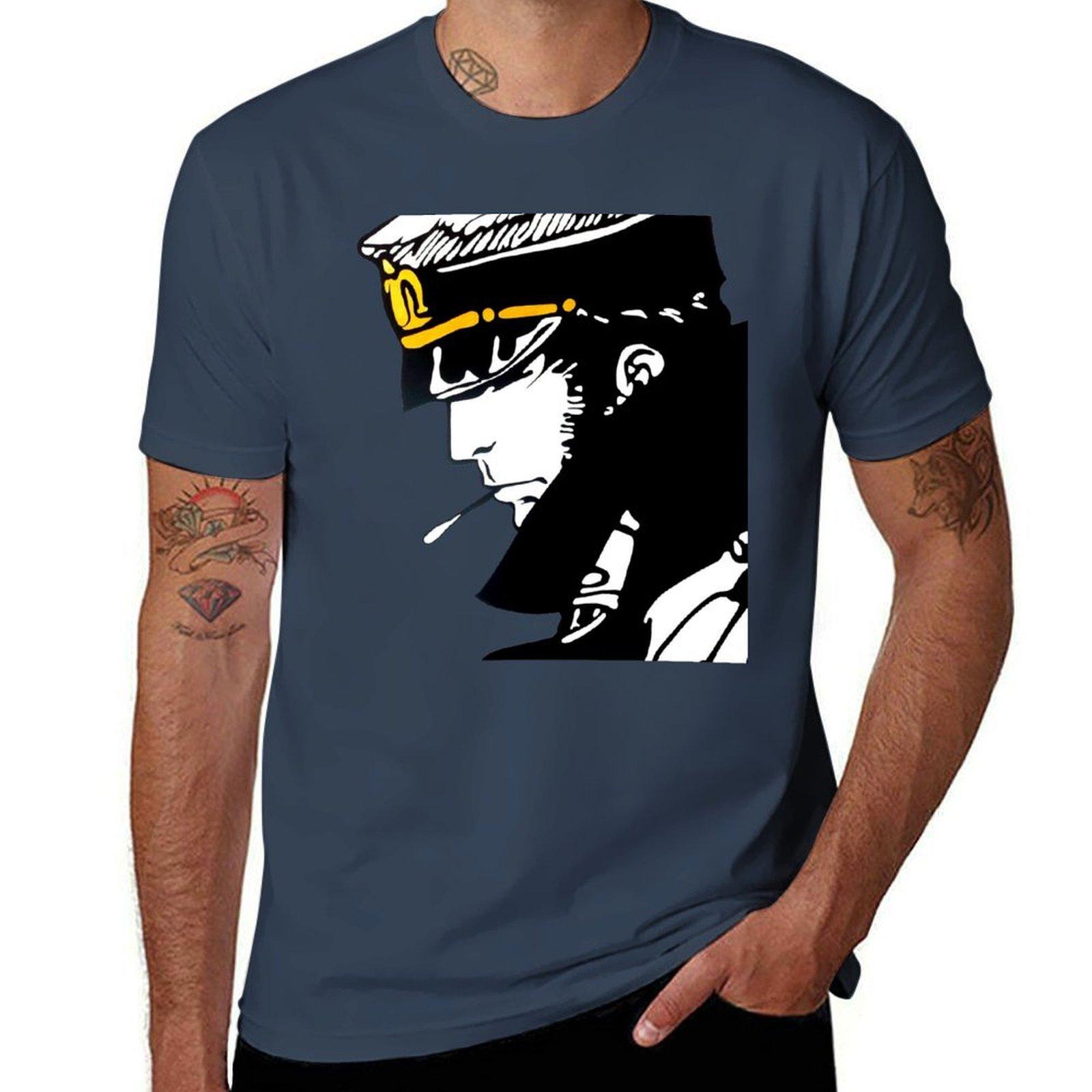 

Corto Maltese - Iconic Figure T-Shirt t shirts for man pack cotton t shirt for man T-Shirt S