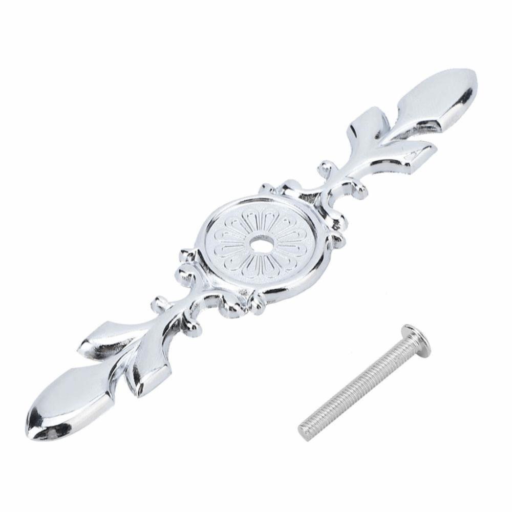 10pcs Zinc Alloy Cabinet Handle Back Plate Retro Style Copper&silver Cabinet Knob Back Plate Single Hole Backplate