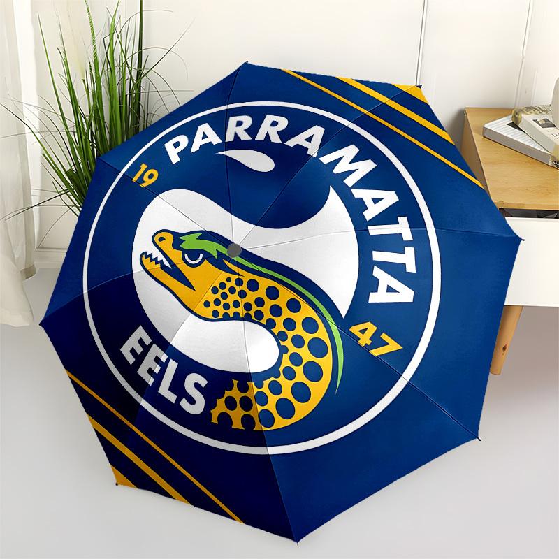 

Parramatta Eels, Automatic Opening and Closing, 8 rib Structure Portable Umbrella, Suitable for Men and Women in All Seasons Perfect Gift