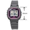 Casio Digital Watch Chipkashi Cheap Casio LA-20WH-8A Ladies Girls Kids Gray X Pink Overseas Model