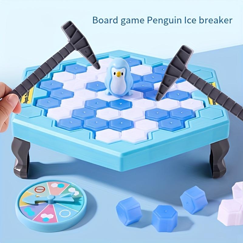 Penguin Knocking Ice Toy Interactive Ice Breaker Wall Board Game Novelty Game Kids Intellectual Thinking Training Concentration