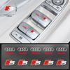 New Car Interior Sticker Central Control Decals Emblem Badge for Q2 Q3 TT RS3 RS4 A3 A4 B5 B6 A3 8P 8V 8L A5 A6 C6 C5 A1 A7 A8