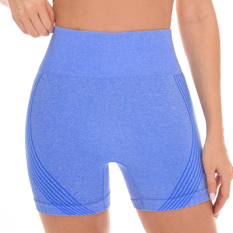 

High Waisted And Hip Lifting Seamless Yoga Shorts, Nude Sports Running And Fitness Pants, Breathable And Tight Fitting Outer Shorts For Women XL