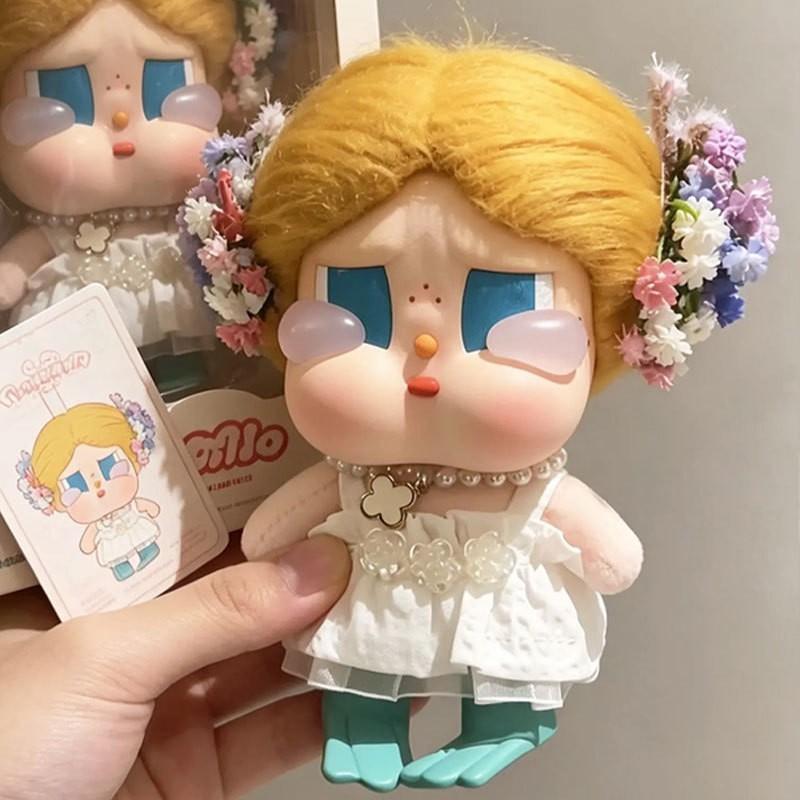15cm BJD Doll Outfit Set Floral Hairpin Skirt Necklace Crybaby Dolls Tea Rose Vacation Style