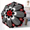 1pc Floral Pattern Automatic Opening/Closing Folding Umbrella with 13 Ribs, Plastic Handle, Windproof Portable Sunshade Umbrella Halloween a