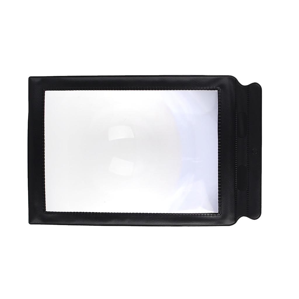 A4 Full Page 3x Magnifier Sheet LARGE Magnifying Glass Book Reading Aid PVC Lens