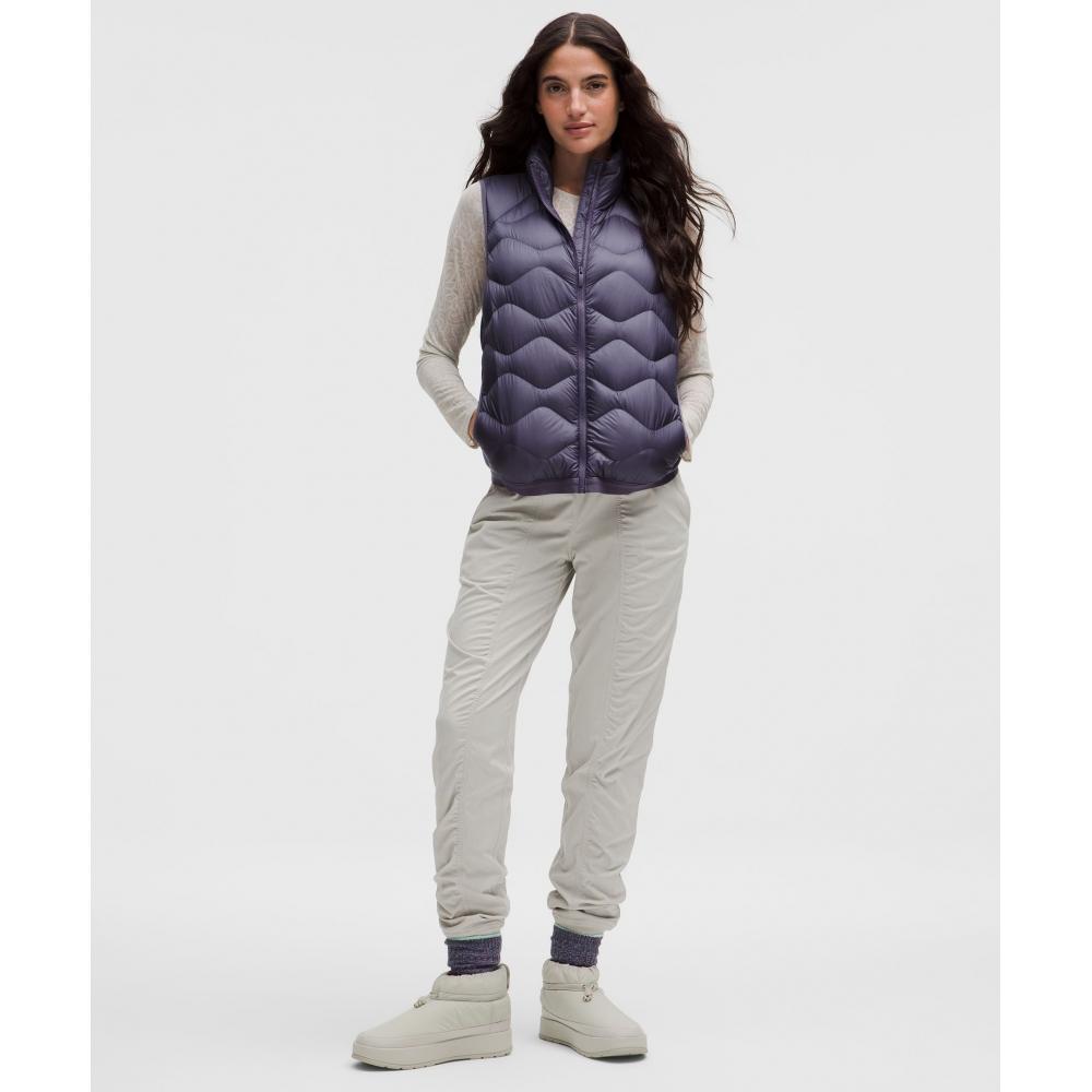 Lululemon Women S Featherweight 900 Down Fill Quilted veSt Grape miSt