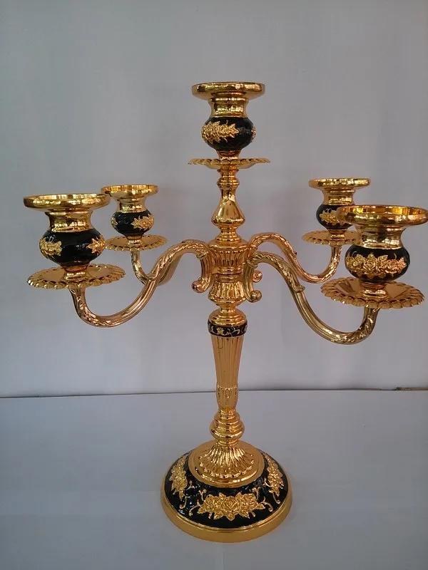 Metal Candle Holders Candlestick Holder Wedding Decorations Romantic Candlelight Dinner Candle Stand Home Decoration Accessorie