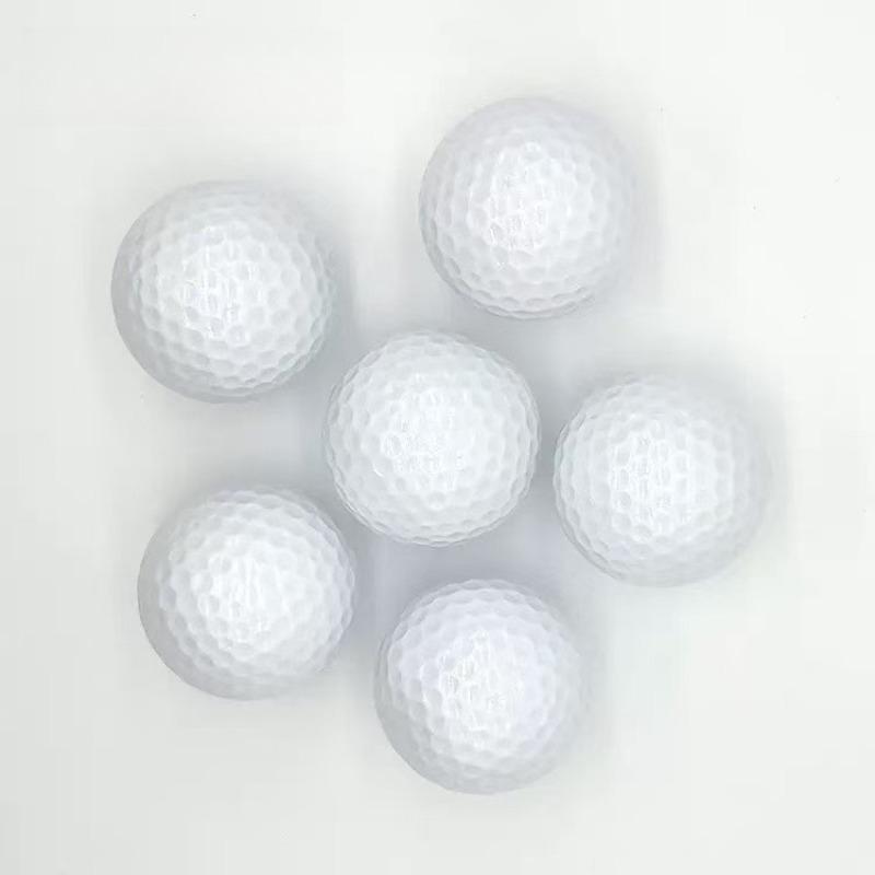Golf Zweischichtiger Übungsball Sarin Ball Gummiball Golf Zweischichtiger Übungsball